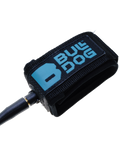 Double Swivel Ankle Surfboard Leash in Black & Cyan