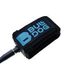 Double Swivel Ankle Surfboard Leash in Black & Cyan