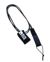 Double Swivel Ankle Surfboard Leash in Black & White