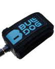 The Bulldog 8'0" Surfboard Ankle Leash in Black & Petrol Blue