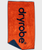 Organic Beach Towel in Orange & Deep Sea Blue