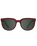 The Spy Bewilder Sunglasses in Matte Translucent Sienna Red & Happy Grey Green