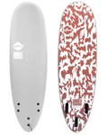 The Softech Bomber 6'10" Softboard in Grey & Dusty Red