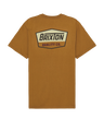 Regal Standard T-Shirt in Tiger's Eye, Navy & Brown