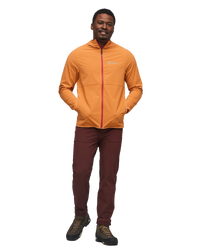 The Cotopaxi Mens Vuelta Performance Windbreaker Jacket in Tamarindo