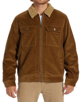 Barlow Sherpa Cord Jacket in Almond