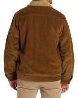 Barlow Sherpa Cord Jacket in Almond