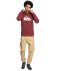 Big Logo Hoodie in Ruby Wine