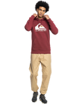 Big Logo Hoodie in Ruby Wine