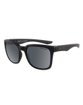 Blade Polarised Sunglasses in Matte Black & Grey