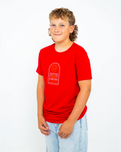 Boys Bus T-Shirt in Red