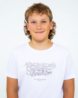 Boys Cabin T-Shirt in White