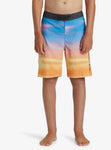 Boys Everyday Fade Boardshorts in Swedish Blue