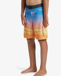 Boys Everyday Fade Boardshorts in Swedish Blue