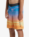 Boys Everyday Fade Boardshorts in Swedish Blue