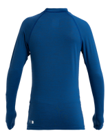 Boys Everyday Long Sleeved Rash Vest in Monaco Blue Heather