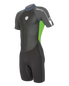 Boys Impact 3/2mm Shorty Wetsuit in Green