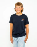 Boys Palm T-Shirt in Navy