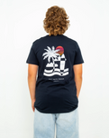 Boys Palm T-Shirt in Navy