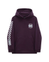 Boys Sixty Six Hoodie in Blackberry Wine