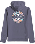 The Billabong Mens Rotor Diamond Hoodie in Purple Haze