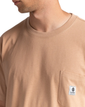 The Element Mens Wadena T-Shirt in Chocolate Chip