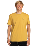 The Billabong Mens Arch Wave T-Shirt in Gold