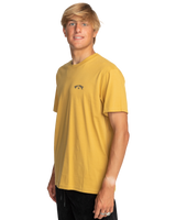 The Billabong Mens Arch Wave T-Shirt in Gold