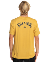 The Billabong Mens Arch Wave T-Shirt in Gold