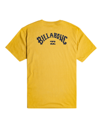 The Billabong Mens Arch Wave T-Shirt in Gold