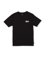 The Volcom Boys Boys Drift Out T-Shirt in Black