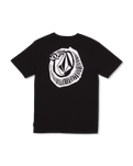 The Volcom Boys Boys Drift Out T-Shirt in Black