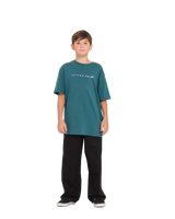 The Volcom Boys Boys Arthur Dino T-Shirt in Evergreen