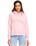 The Billabong Womens Morning Surf Hoodie in Pink Lady