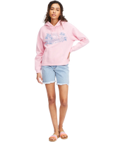 The Billabong Womens Morning Surf Hoodie in Pink Lady