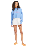 The Billabong Womens Hey G'Day Cropped Sweatshirt in Surfside