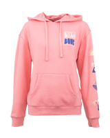 The Billabong Womens Eternal Summer Hoodie in Pink Sunset