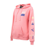 The Billabong Womens Eternal Summer Hoodie in Pink Sunset