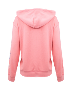 The Billabong Womens Eternal Summer Hoodie in Pink Sunset