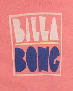 The Billabong Womens Eternal Summer Hoodie in Pink Sunset