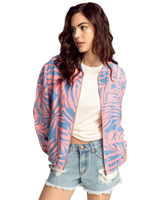 The Billabong Womens Summer Evening Jacket in Pink Sunset