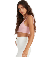 Sandstorm Knit Top in Pale Pink