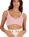 Sandstorm Knit Top in Pale Pink