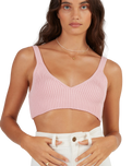 Sandstorm Knit Top in Pale Pink