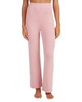 The Billabong Womens Sandstorm Knit Trousers in Pale Pink