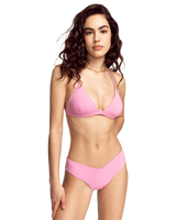 The Billabong Womens Fiji Bikini Bottoms in Paradise Pink