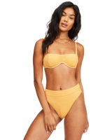 The Billabong Womens So Dazed Maui Bikini Bottoms in Marigold