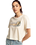 The Billabong Womens Scenic Route T-Shirt in Salt Crystal