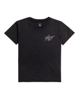 The Billabong Womens Neon Garden T-Shirt in Off Black