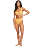 The Billabong Womens So Dazed Olivia Underwire Bikini Top in Marigold